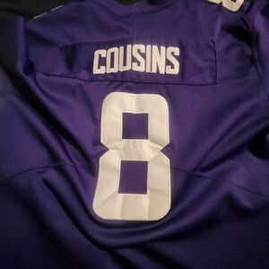 NFL Purple Nike Minnesota Vikings Kirk Cousins Jersey🏈